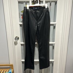 BRAND NEW Hollister high rise leather pants